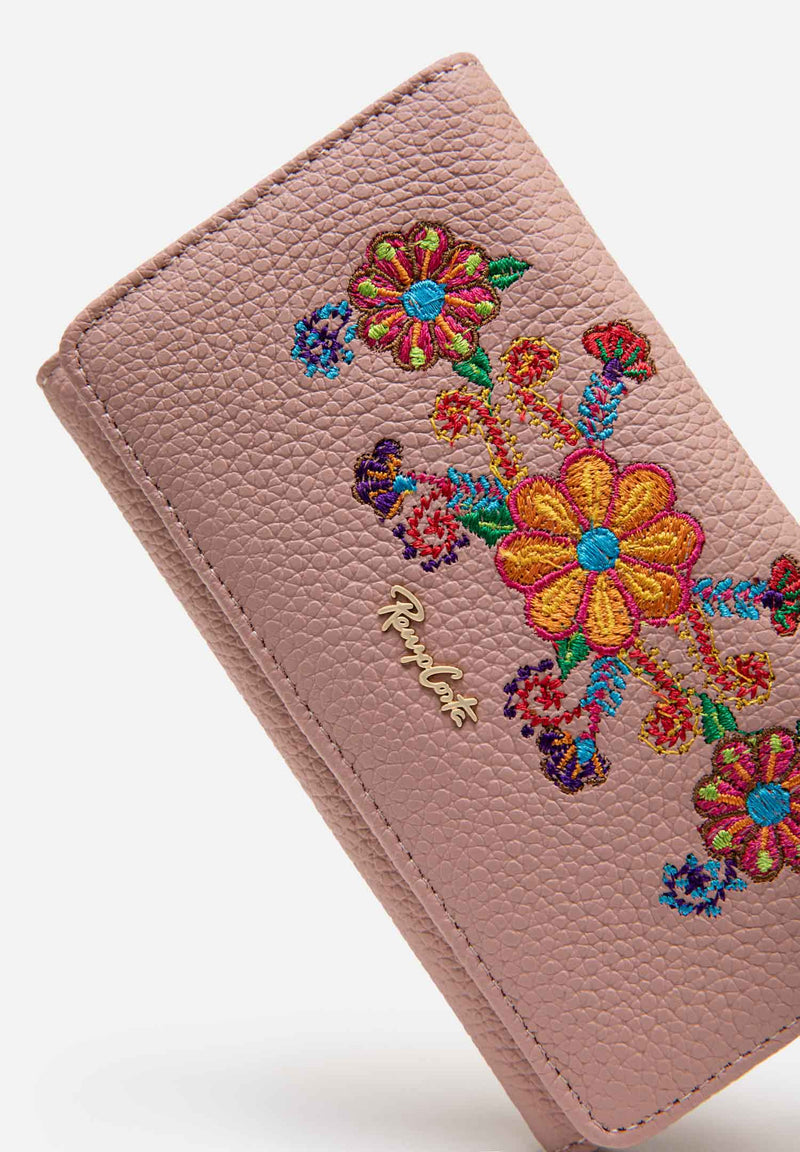 BILLETERA WPD 2481B NAPA RONDINI ROSA MISTY
