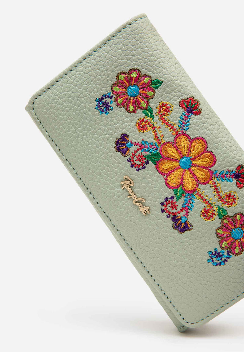 BILLETERA WPD 2481B NAPA RONDINI VERDE MENTA
