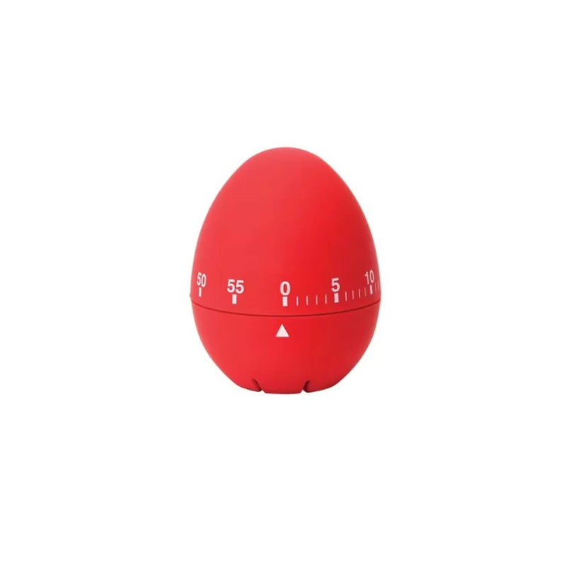 Temporizador De Acero Y Plastico De Cocina Huevo Rojo