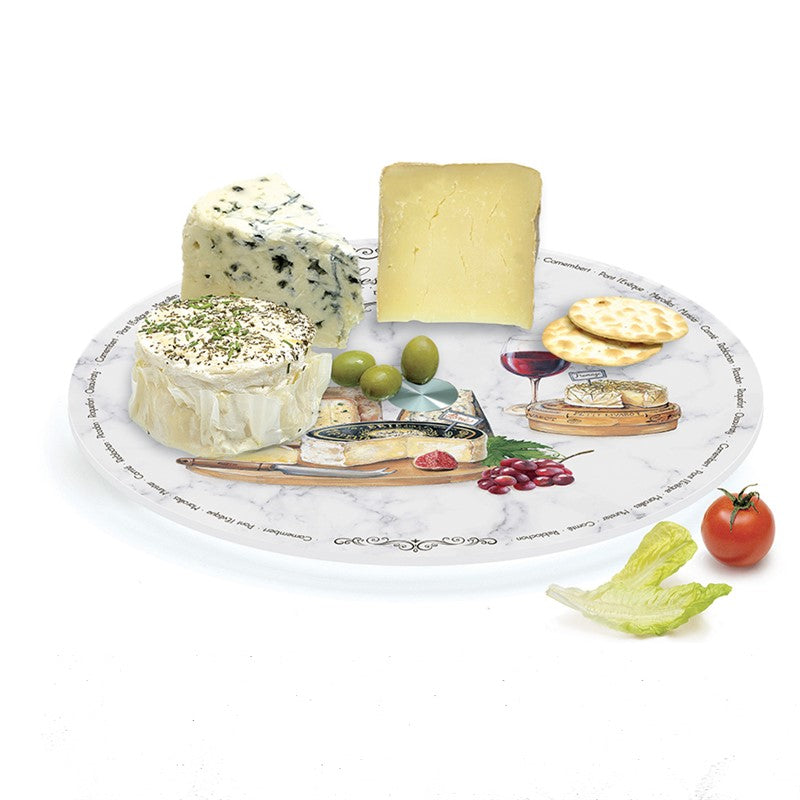 Plato De Porcelana Quesos  Giratorio