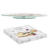 Plato De Porcelana Quesos  Giratorio