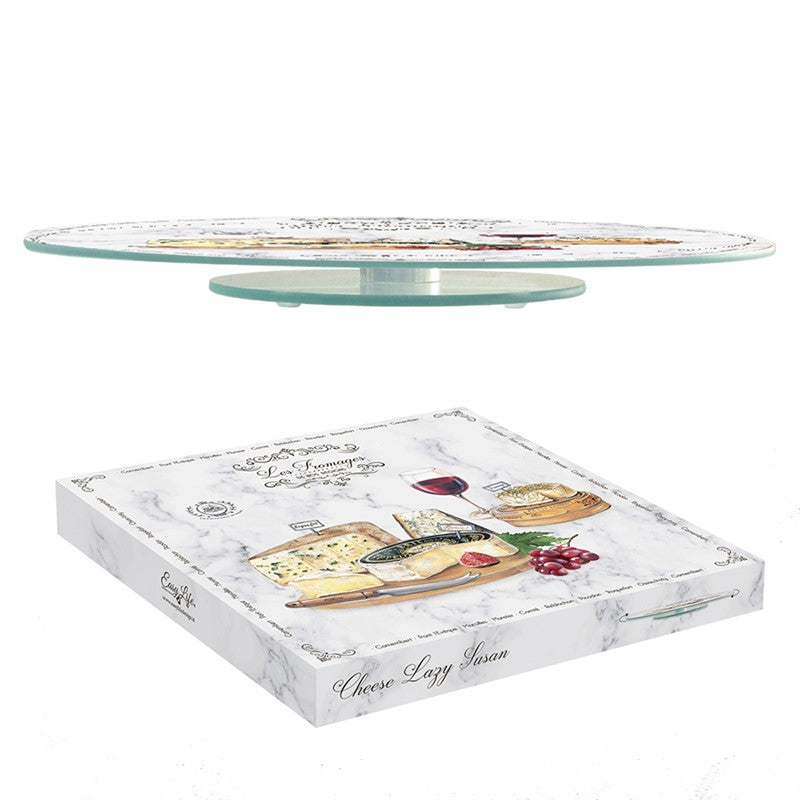 Plato De Porcelana Quesos  Giratorio