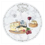 Plato De Porcelana Quesos  Giratorio