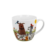 Taza De Porcelana  Picnic  Perros
