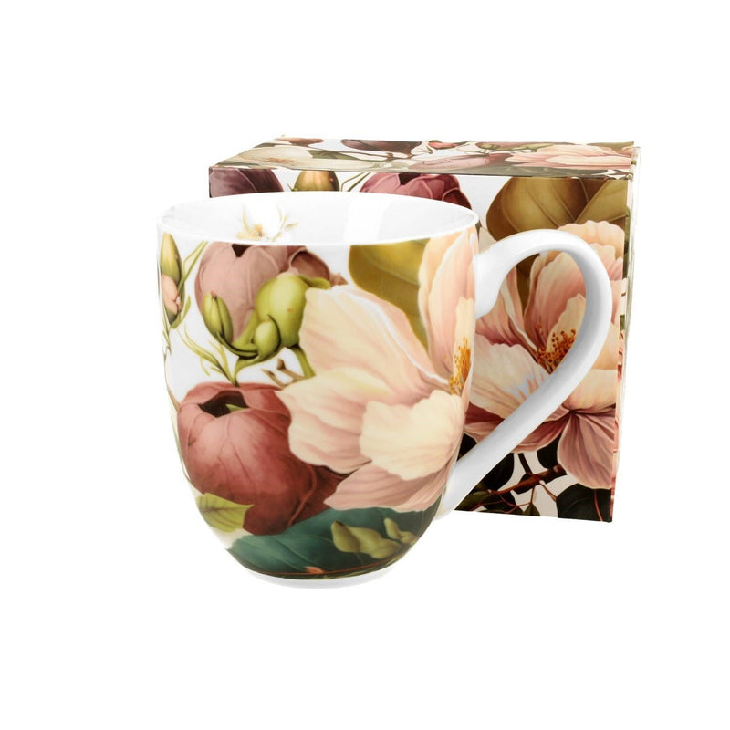 Taza De Porcelana XXL Modelo Magnolias