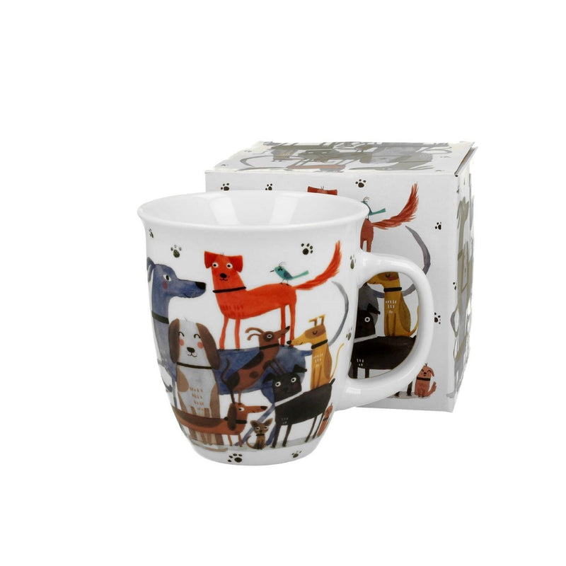 Taza Jumbo De Porcelana  Paseo De Perro