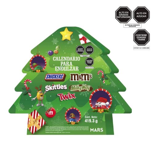 Calendario Navidad Mars x 419.34 gr