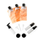 Kit de viaje 11 piezas de contenedores libres de BPA plastica