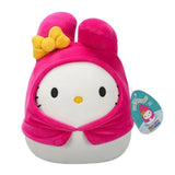 PELUCHE 20CM HELLO KITTY HOODIE ASST