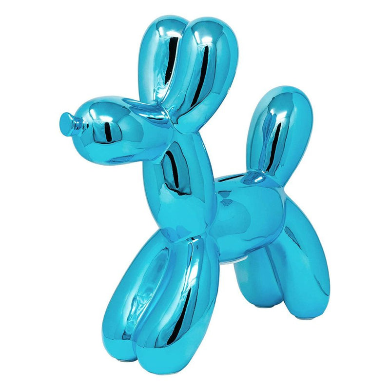 Figura perrito de cremica color azul 12 p