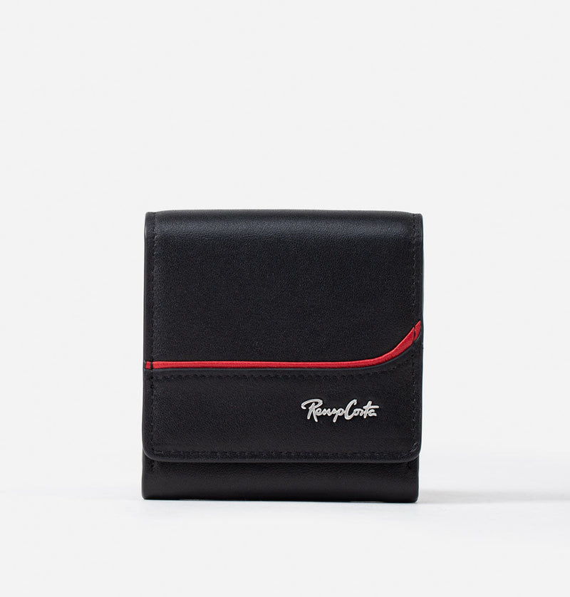 MONEDERO RENZO COSTA BLACK / RED LUX