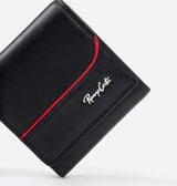 MONEDERO RENZO COSTA BLACK / RED LUX