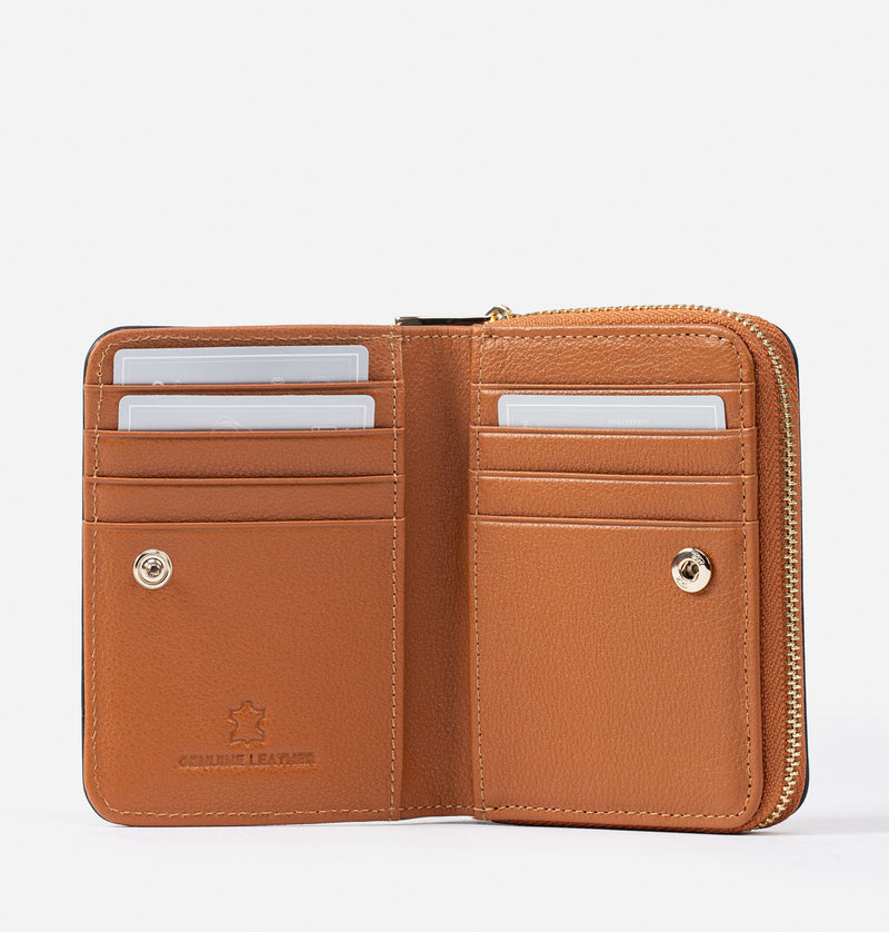 MONEDERO RENZO COSTA YELLOW BROWN LUX