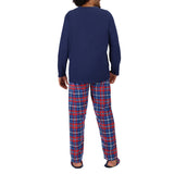 PIJAMA ALGODON MT30169 TS AZUL