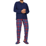 PIJAMA ALGODON MT30169 TS AZUL