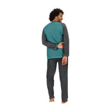 PIJAMA ALGODON MT30178 TM GRIS MARENGO