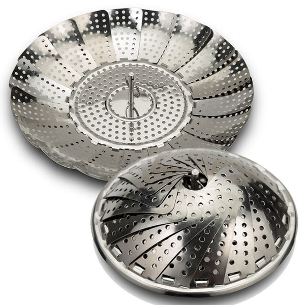 Cesta Vaporera De Acero Inox