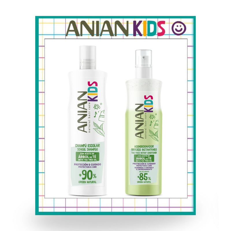 Pack Champú Escolar Árbol de Té + Acondicionador Bifásico Árbol de Té