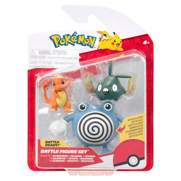 Pokemon Pack X3 Figuras De Batalla Pokemon 6 Cm