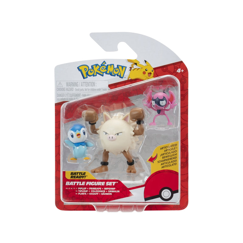 Pokemon Pack X3 Figuras De Batalla Pokemon 6 Cm