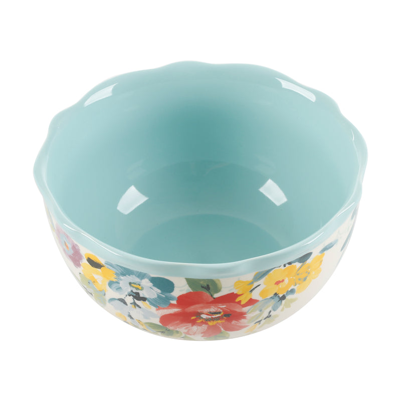 JUEGO DE VAJILLA DE 12 PIEZAS DE CERAMICA MARCA PIONEER WOMAN COLEECCION SWEET ROMANCE