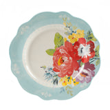 JUEGO DE VAJILLA DE 12 PIEZAS DE CERAMICA MARCA PIONEER WOMAN COLEECCION SWEET ROMANCE