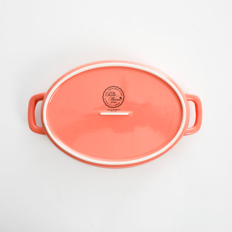JUEGO DE 2 FUENTES HONDAS DE CERAMICA  MARCA PIONEER WOMAN COLECCIÓN SWEET ROSE