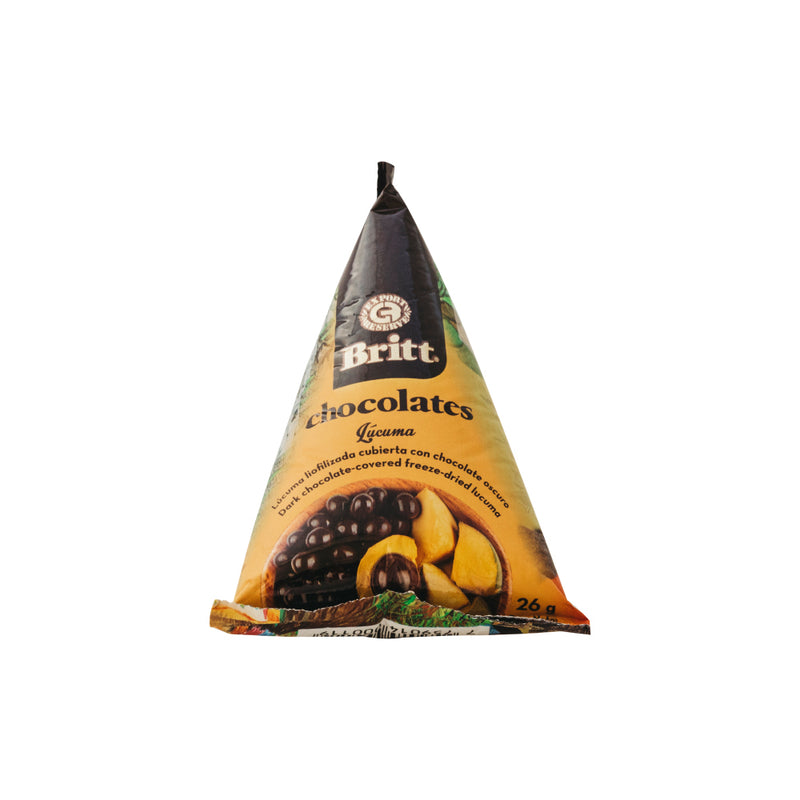 CHOCOLATE BRITT LUCUMA PIRAMIDE PERU 26 GR