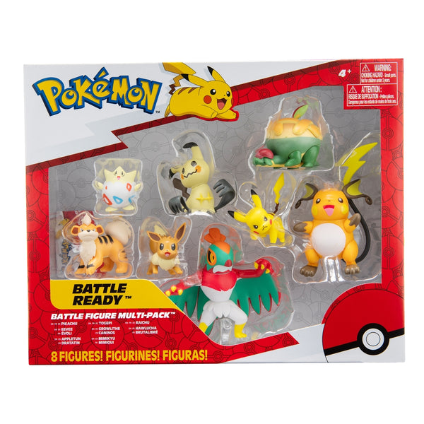 MULTIPACK X8 FIGURAS DE BATALLA POKEMON