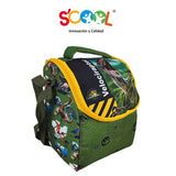 26 SCOOL RANGER SET MOCH OFICIO 2 BOL EVA 3D JURASSIC