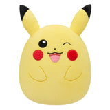 PELUCHE 25CM PIKACHU CON GUIÑO POKEMON SQUISHMALLOWS