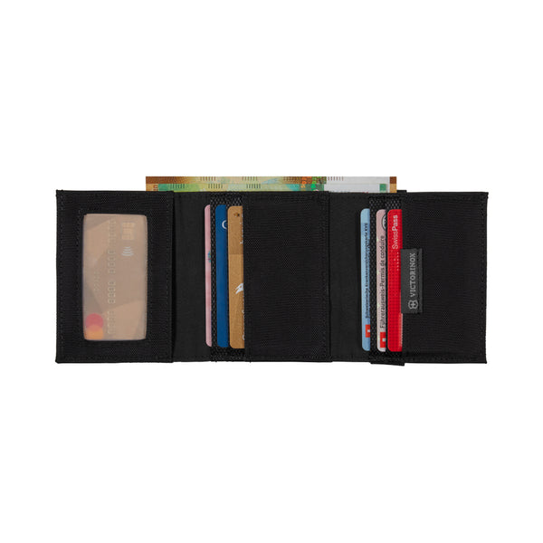 BILLETERA T.A. 5.0, TRI FOLD WALLET, BLACK