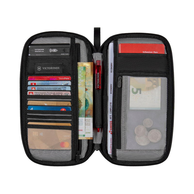 T.A. 5.0, TRAVEL ORGANIZER WITH RFID, BLACK