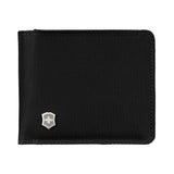 BILLETERA TRAVEL ACCESSORIES EXT, BI-FOLD WALLET WITH COIN POUCH RFID, BLACK