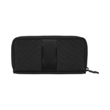 TRAVEL ACCESSORIES EXT CONTINENTAL WALLET WITH RFID BLACK