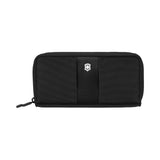 TRAVEL ACCESSORIES EXT CONTINENTAL WALLET WITH RFID BLACK