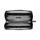 TRAVEL ACCESSORIES EXT CONTINENTAL WALLET WITH RFID BLACK