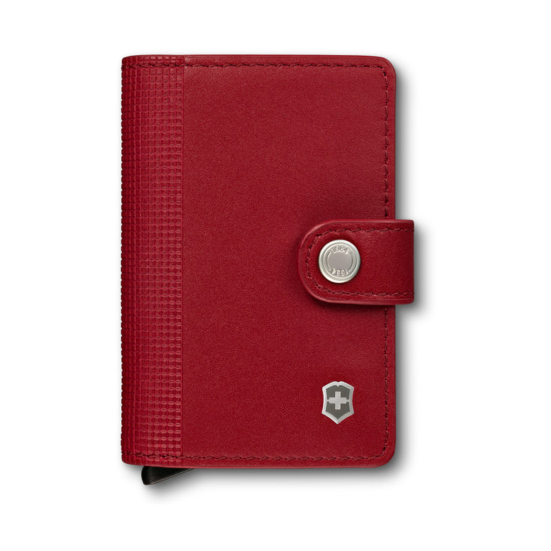 ALTIUS SECRID, LEATHER CARD WALLET, RED