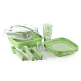 Set Picnic 32pzas Lovely Verde