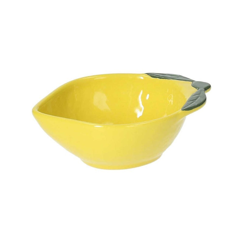 Bolws Pequeño De Porcelana Jardin De Limon Amarilllo/Verde