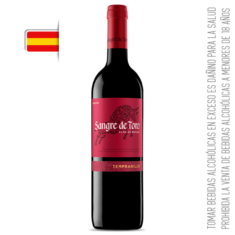 Vino Sangre De Toro Tempranillo 750ML