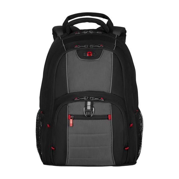WENGER PILLAR 16 PULG, LAPTOP BACKPACK BLACK/GREY