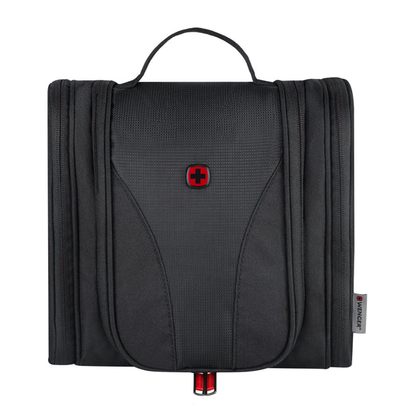 TRAVEL ACCESSORIES REFRESH, HANGING TOILETRY KIT, BLACK