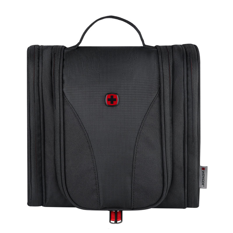 TRAVEL ACCESSORIES REFRESH, HANGING TOILETRY KIT, BLACK