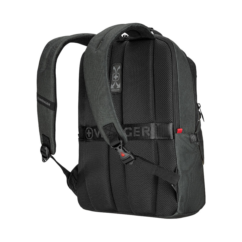 WENGER, MX ECO PROFESSIONAL LAPTOP BACKPACK, CHARCOAL
