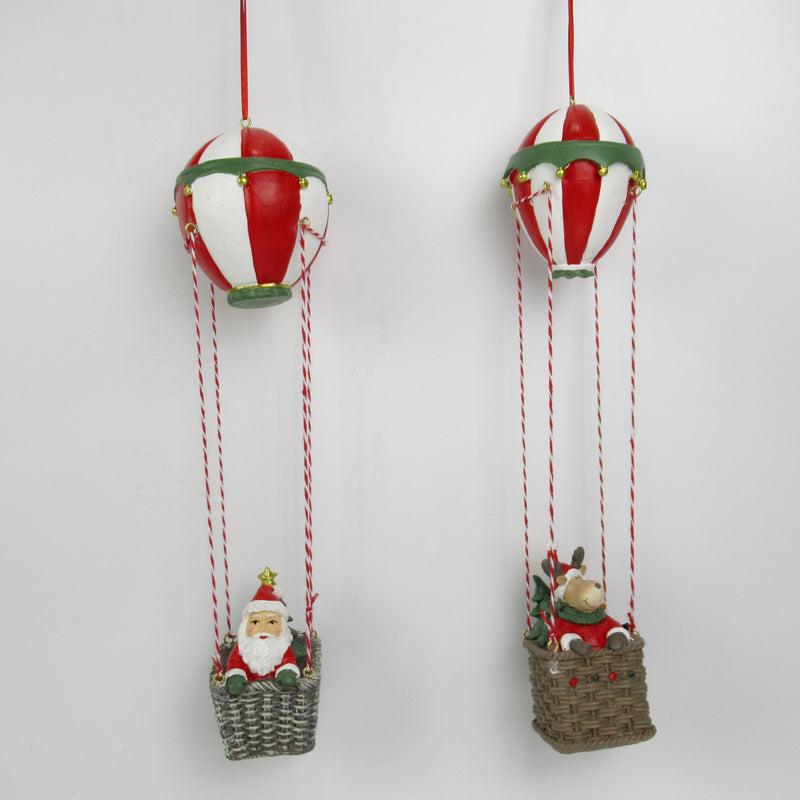 Globo Colgante Navidad Decor Noel 9.5x48cm Resina Plastica