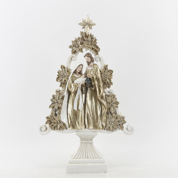 Sagrada Failia 49cm Dorado/Blanco Resina Plastica