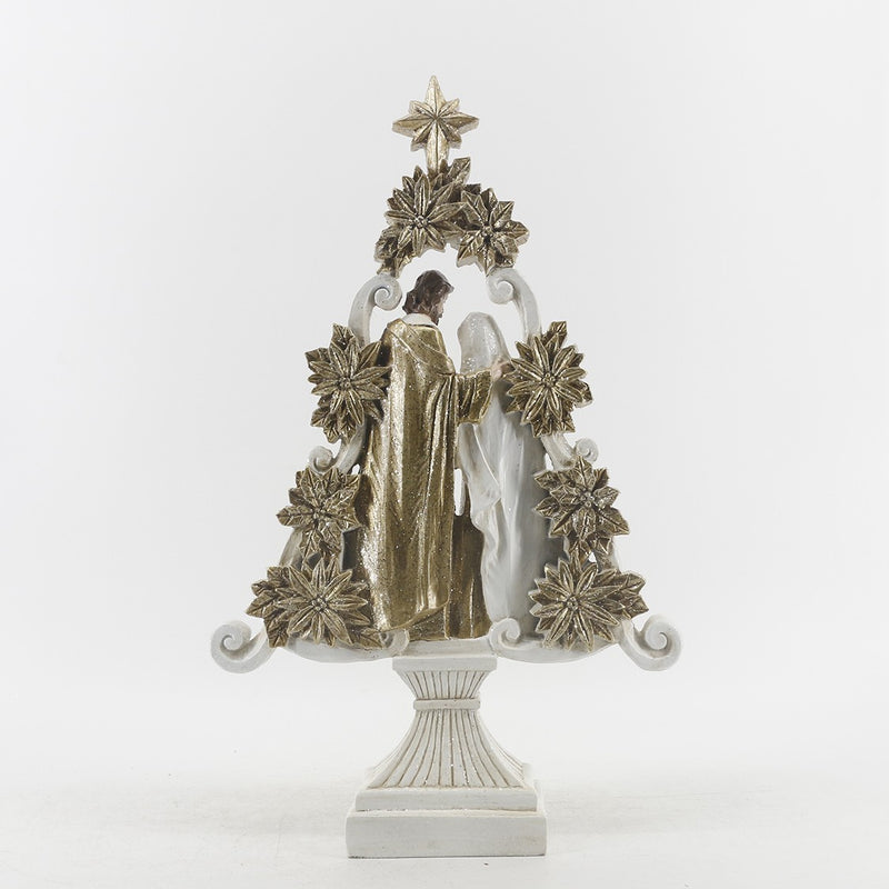 Sagrada Failia 49cm Dorado/Blanco Resina Plastica