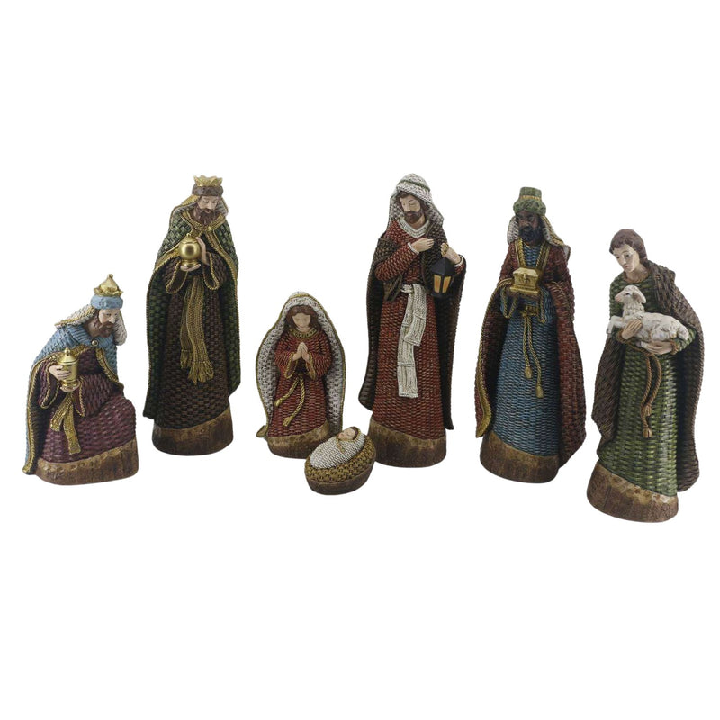 Nacimiento 7pzas 36cm Resina Plastica