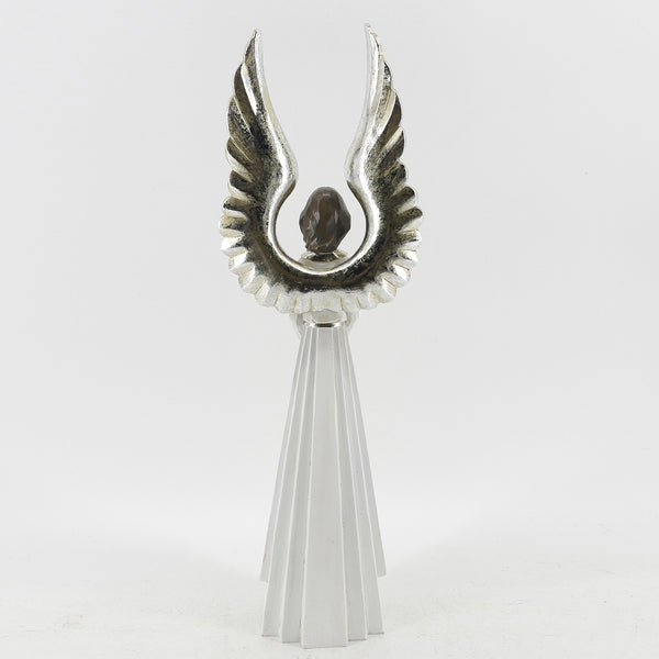 Angel Blanco/Dorado 44.50cm Resina Plastica